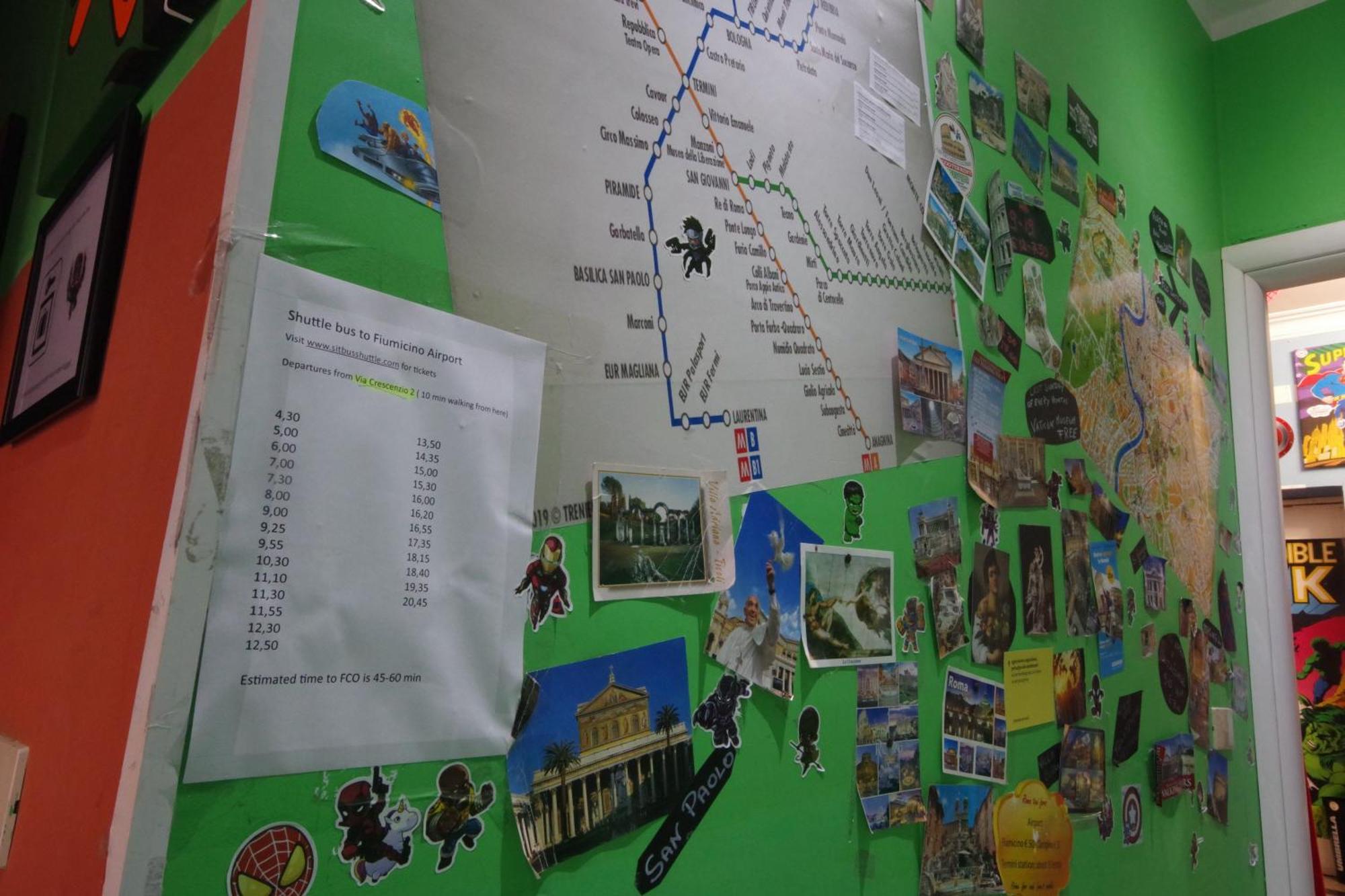 Comics Guesthouse Hostel Рим Екстер'єр фото